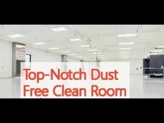 غرفة نظيفة خالية من الغبار عالية الجودة مع متوسط سرعة الرياح من 0.3-0.5m/s وأرضية إيبوكسي