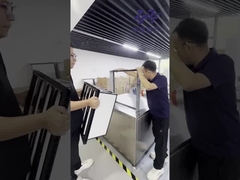 إطار فولاذ معدني V بنك مرشح HEPA ، 0.3um HEPA مرشح هواء مضرب H13 سعة غبار عالية