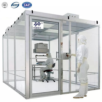 GMP غرف غرفة نظيفة وحدات ISO 5 6 7 8 تدفق لامينار خالية من الغبار
