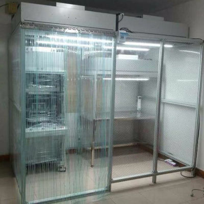 هيكل غرفة نظيفة وحدات مع غطاء تدفق لامينار التشغيل الهادئ 110V/220V مصدر الطاقة