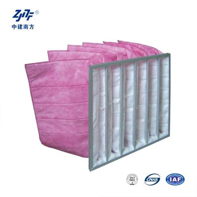 أكياس مرشح الجيب الهوائي للمستشفى الصيدلانية 1um لنظام تهوية HVAC