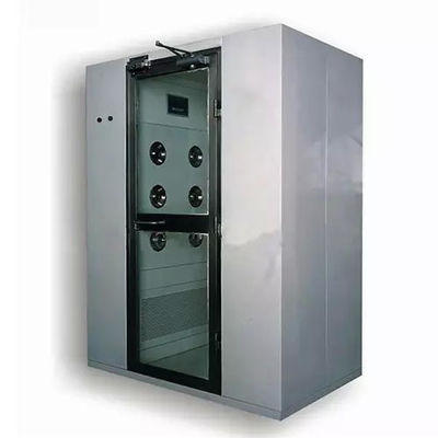 SUS304 LED Display Air Shower Tunnel غرف نظيفة منتجات تنظيف الهواء مع جسم فولاذي بارد