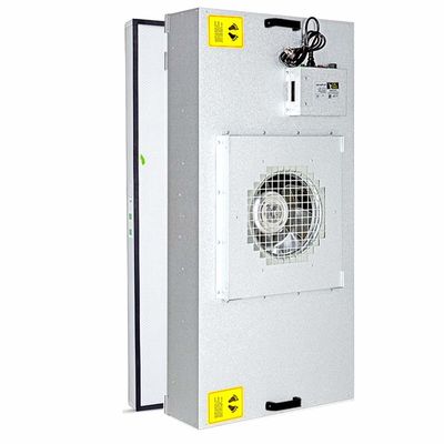 وحدة فلتر المروحة من سبيكة الألومنيوم FFU مع فلتر H13/H14 HEPA نطاق تدفق الهواء المثالي 500-2000 M3/h
