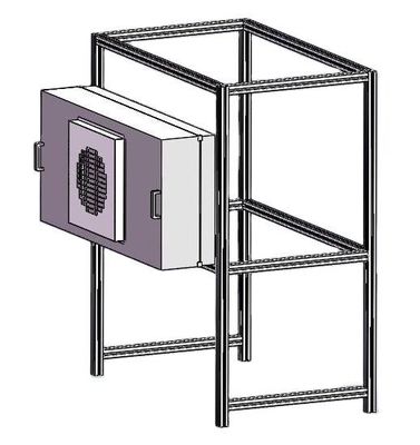 مقعد محطة عمل يدوي / تلقائي مع مرشح HEPA H14 US / EU Plug 1000-1200m3/H حجم الهواء