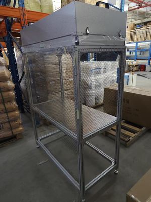 النظافة البنك الإضاءة الفلوريسنتية تدفق الهواء ليمينارية الفئة 100 النظافة 1000-1200m3/H حجم الهواء