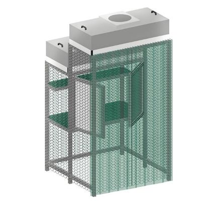 غرفة تنظيف بنسبة 99.99% لتدفق الهواء النظيف