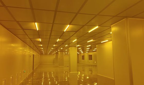 درجة حرارة ثابتة بين 20 و 22 درجة مئوية مجموعة غرف نظيفة لتنظيف متطلبات ومراقبة درجة الحرارة والرطوبة