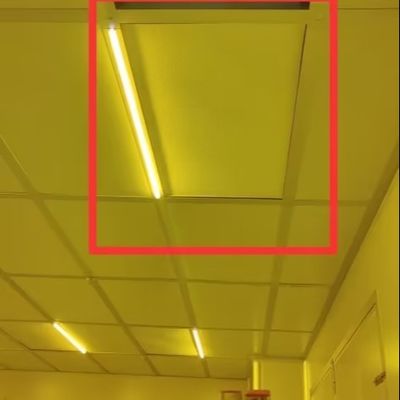 الصيدلة والتكنولوجيا الحيوية غرفة نظيفة من الفولاذ المقاوم للصدأ مع مرشحات الهواء ULPA منخفضة الشفافية
