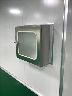 مرشحات ومضخات HEPA صندوق مرور الفولاذ المقاوم للصدأ لنظام الدورة الدموية التطهير الذاتي للغرفة النظيفة