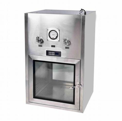 الصيانة الروتينية سهلة مع الفولاذ المقاوم للصدأ غرفة النظافة نقل النافذة استبدال مصابيح الأشعة فوق البنفسجية على الفور