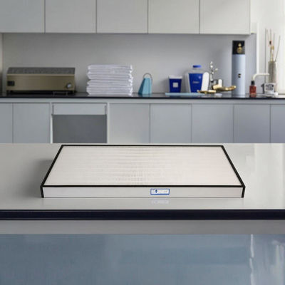 مرشحات هيبا H14 لغرف الأبحاث تلتقط الجسيمات ≥0.3 Μm بكفاءة 99.99%