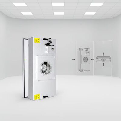 quality وحدة فلتر مروحة H14 HEPA بإطار من الفولاذ المقاوم للصدأ SUS304 وتحكم بثلاث سرعات لغرف الأبحاث factory