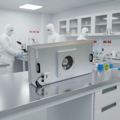 quality وحدة فلتر مروحة H14 HEPA بإطار من الفولاذ المقاوم للصدأ SUS304 وتحكم بثلاث سرعات لغرف الأبحاث factory