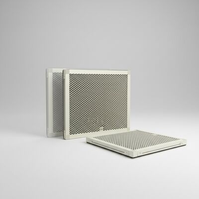 مرشح HEPA عالي الكفاءة 0.3um للتصفية الدقيقة مع 99.99٪ اختبار تسرب ووسائط PTFE من ألياف الزجاج للتطبيقات الصناعية