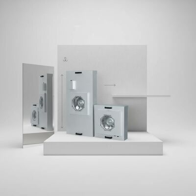 quality وحدة فلتر مروحة H14 HEPA بإطار من الفولاذ المقاوم للصدأ SUS304 وتحكم بثلاث سرعات لغرف الأبحاث factory