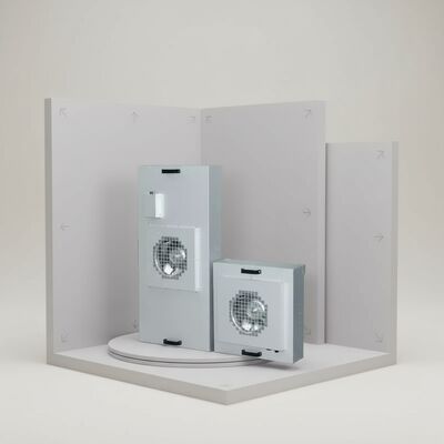 quality وحدة فلتر مروحة H14 HEPA بإطار من الفولاذ المقاوم للصدأ SUS304 وتحكم بثلاث سرعات لغرف الأبحاث factory