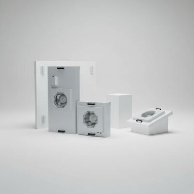 quality وحدة فلتر مروحة H14 HEPA بإطار من الفولاذ المقاوم للصدأ SUS304 وتحكم بثلاث سرعات لغرف الأبحاث factory